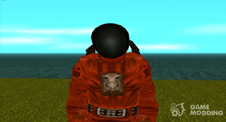 A member of the Yantar group in a scientific jumpsuit from S.T.A.L.K.E.R