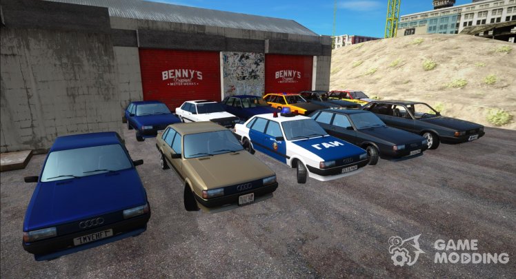 Pack of cars Audi 80 (B2)