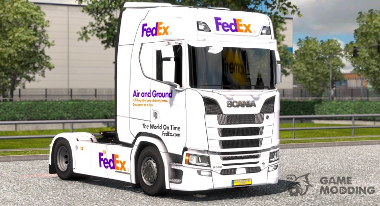 FedEx para Scania S580