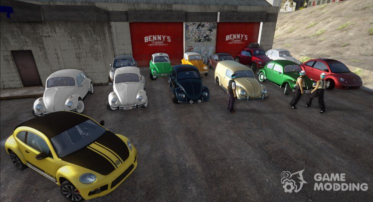 Pack of Volkswagen Beetle cars (The Best)