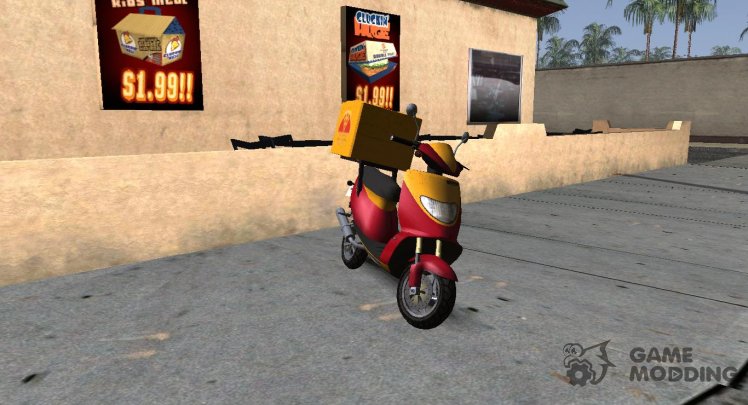 Pizzaboy (Pizza Hut) para GTA San Andreas