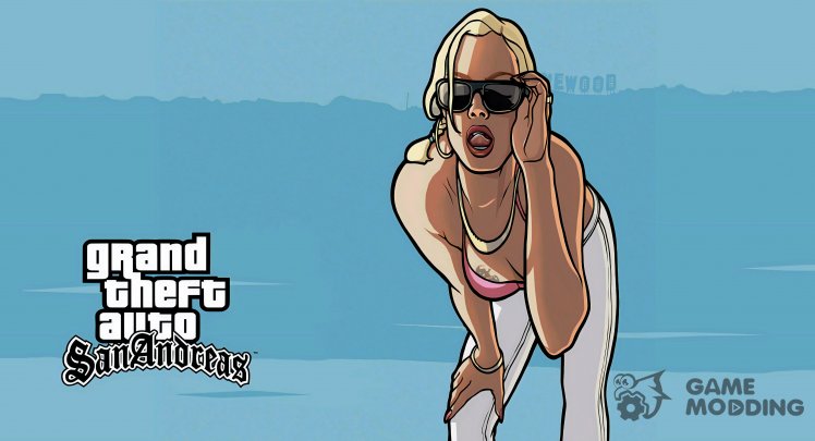 Download GTA 5-style menus and loading screen for GTA San Andreas