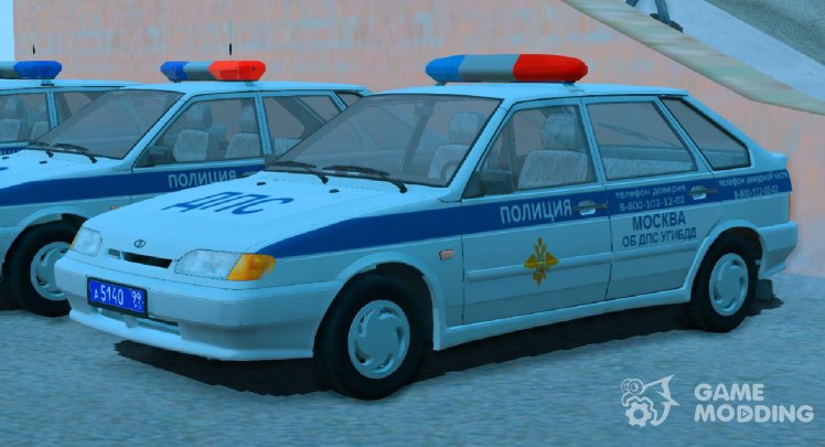 Lada Samara 2114 Полиция ОБ ДПС УГИБДД (2012-2014)