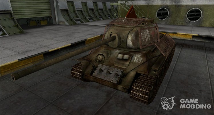 T-34-85 remodelación con corteza.