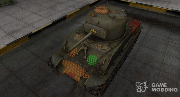 La zona de ruptura M4A2E4 Sherman