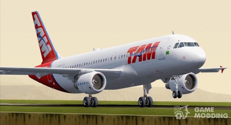 El Airbus A320-200 TAM Airlines (PR-MYP)
