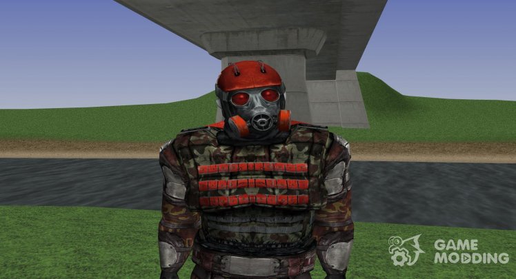 A member of the group Flame in the exoskeleton without servos of S. T. A. L. K. E. R