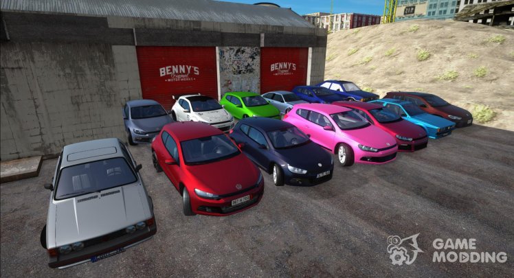 Pack of Volkswagen Scirocco cars (All models)