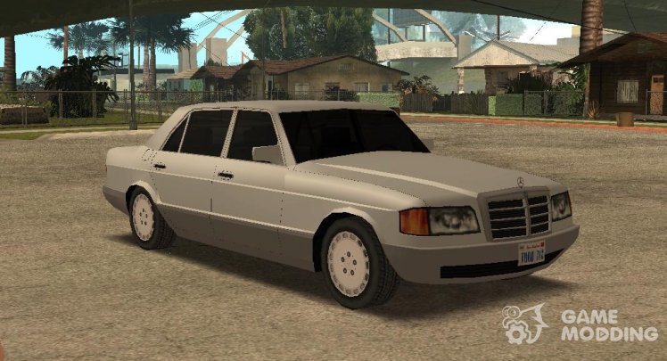 1990 Mercedes-Benz S Class (Low Poly)