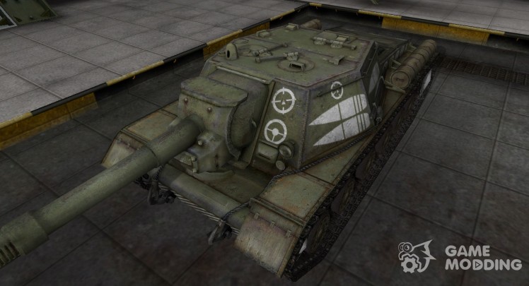 Breaking through the zone contour for the Su-152