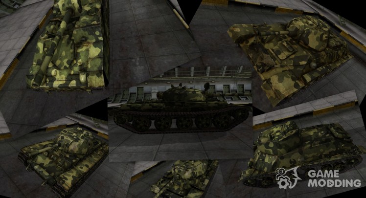 El camuflaje de los tanques soviéticos