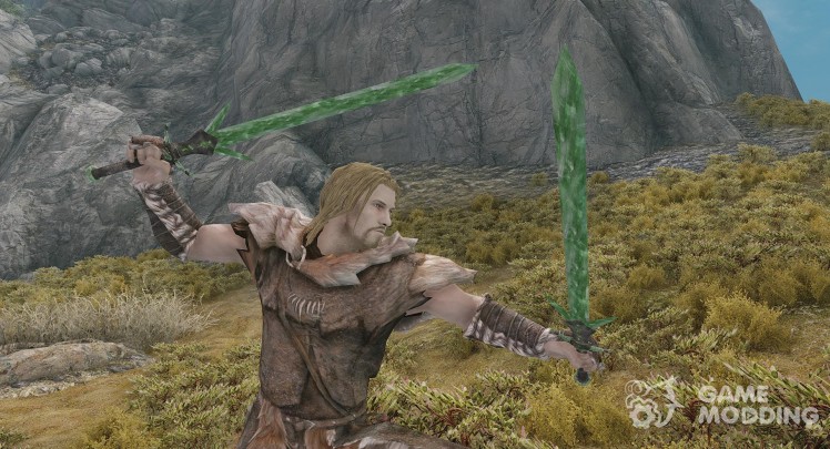 Morrowind стеклянный меч