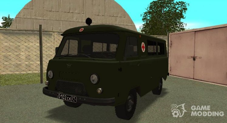 El uaz 3962 médico Militar