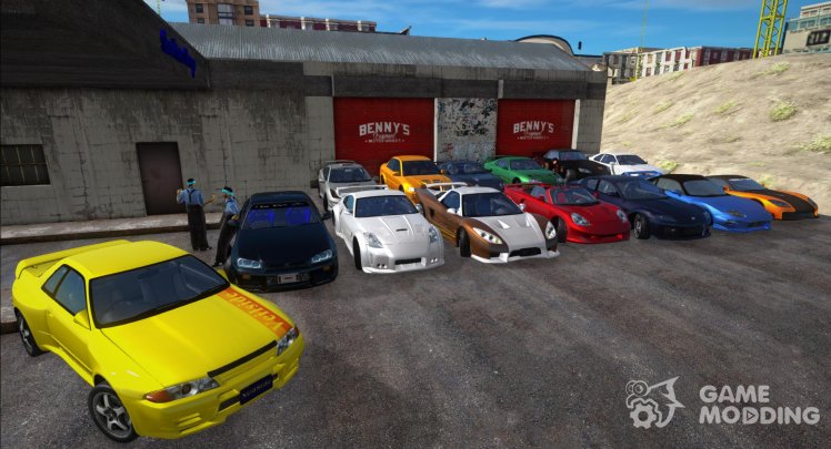 Pack of cars tuning studio VeilSide (Mazda, Nissan, Toyota, Honda, Mitsubishi)