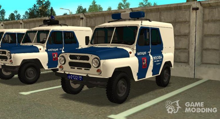 El uaz 31512 la Policía 1997