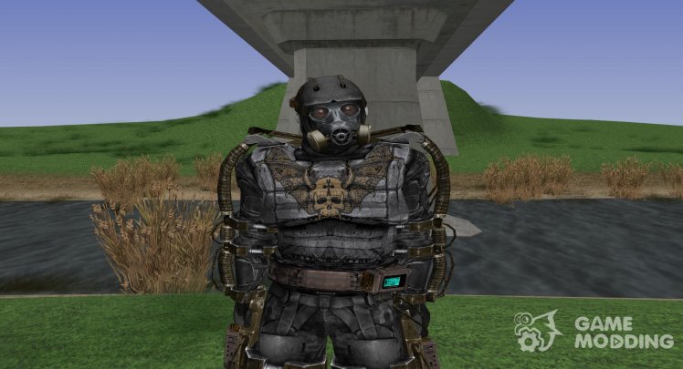 A member of the group Smugglers in the exoskeleton of S. T. A. L. K. E. R