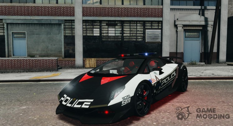 El Lamborghini Sesto Elemento 2011 Police v1.0