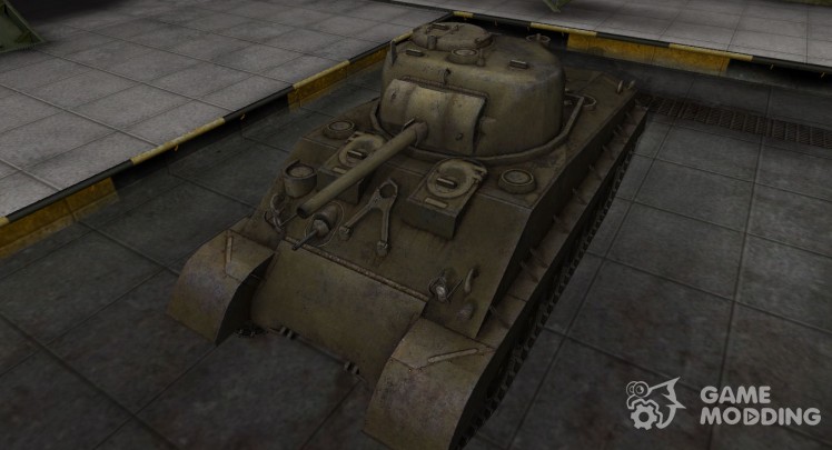 Шкурка для американского танка M4A2E4 Sherman