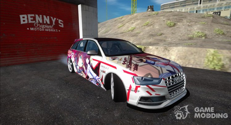 Audi S4 Avant (B8) Yurippe Angel Beats Itasha