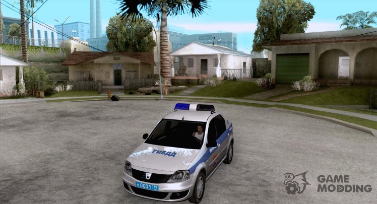 Dacia Logan policía