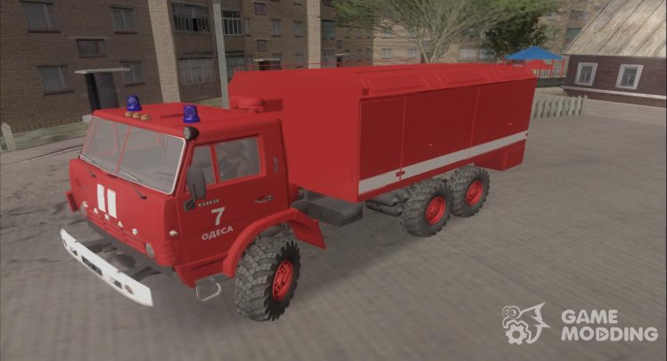 Пожарный КамАЗ - 43105 АР города Одесса