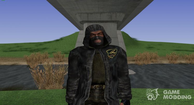 A member of the group the Renegades in the cloak of S. T. A. L. K. E. R V. 1