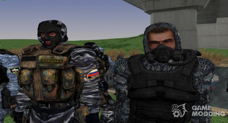 Russian special forces of S. T. A. L. K. E. R