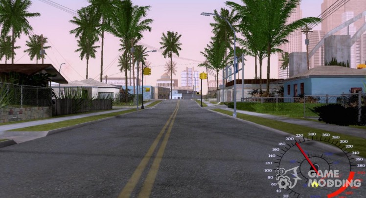 Новый спидометр для GTA SA v.1