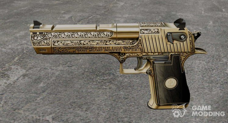 Gold Engraved Desert Eagle