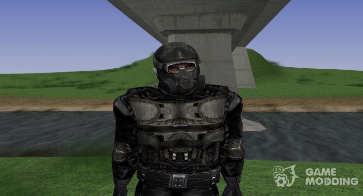 A member of the group Vultures in the superior exoskeleton without servos of S. T. A. L. K. E. R.