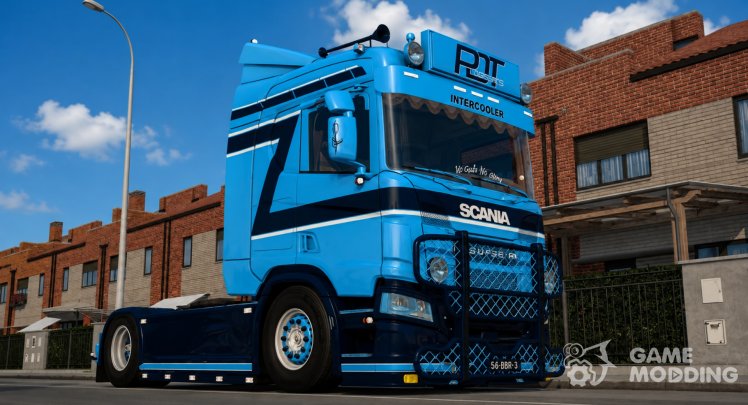 Scania R500 PDT Logistics With Trailer Kassbohrer