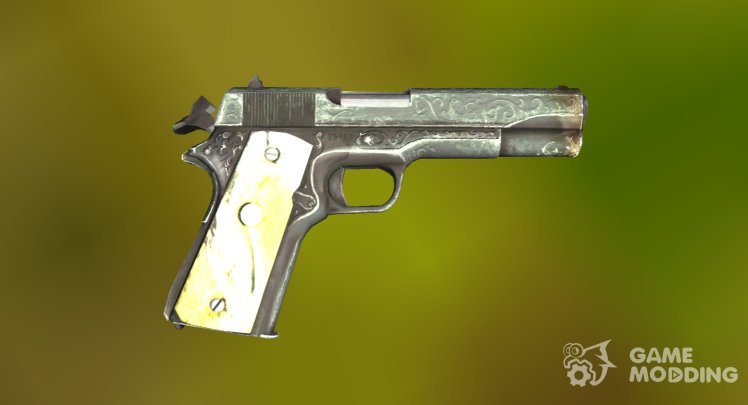 Grabado Colt 1911 de Uncharted 4