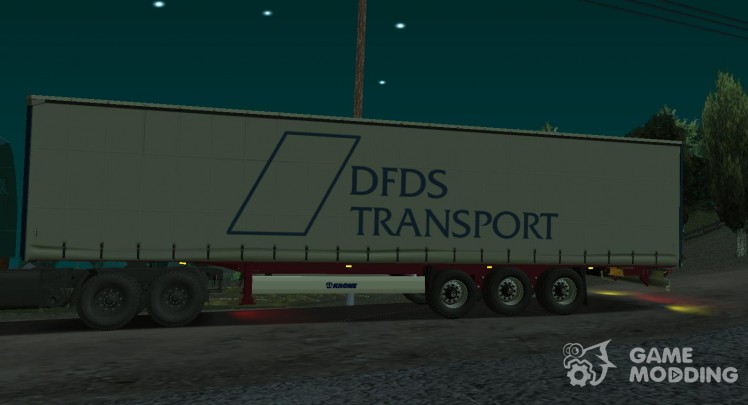 Remolque de DFDS Transport