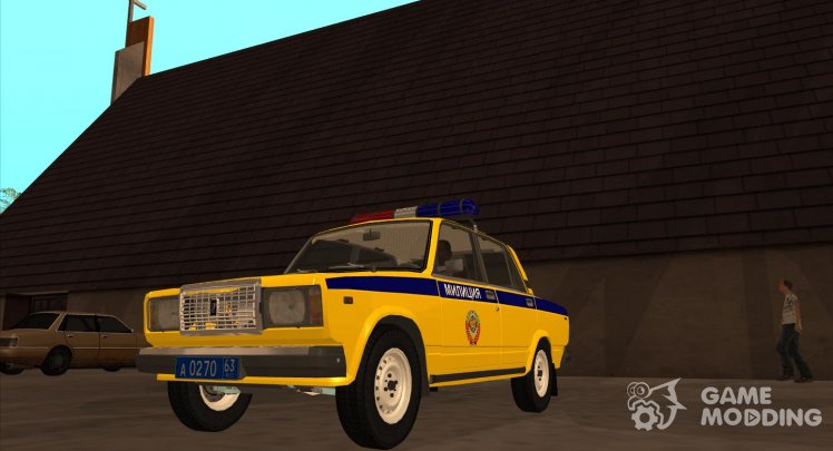 VAZ-2107 traffic police