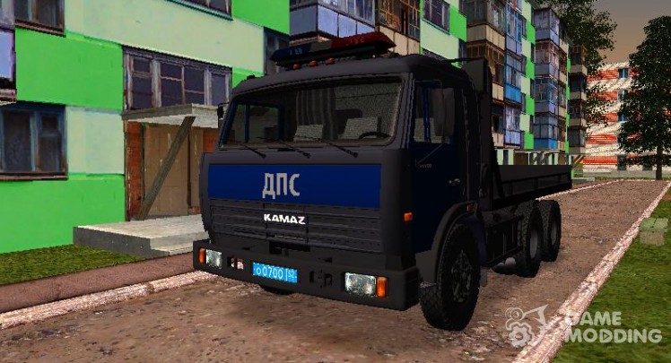 KAMAZ 65115 tow truck TRAFFIC