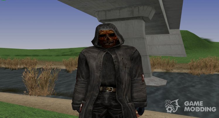 A member of the group Dark stalkers from S. T. A. L. K. E. R V. 29