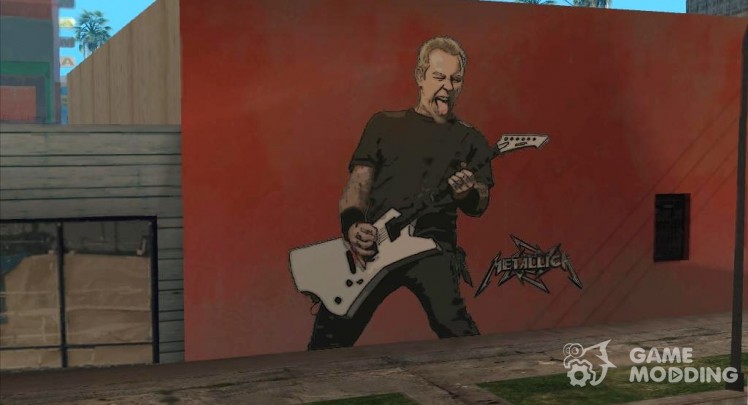 James Hetfield De Metallica Art Wall