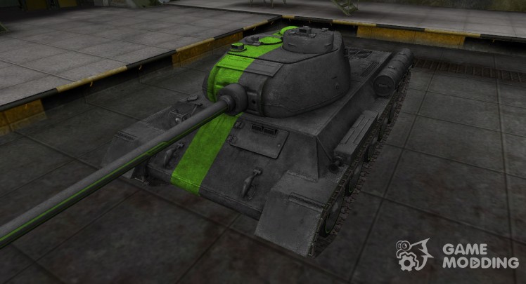 Skin for T-34-1 with green stripe