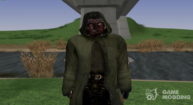 A member of the group Dark stalkers from S. T. A. L. K. E. R V. 25