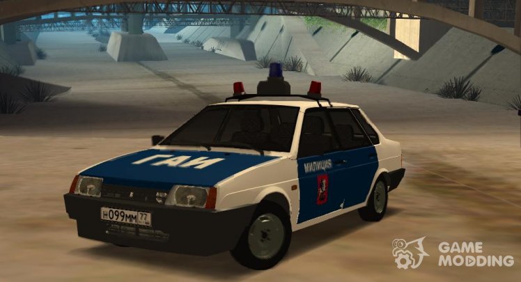 VAZ 21099 DE LA POLICÍA 1993