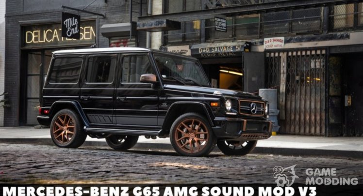 Мерседес-Бенц G65 AMG звуковая мод В3