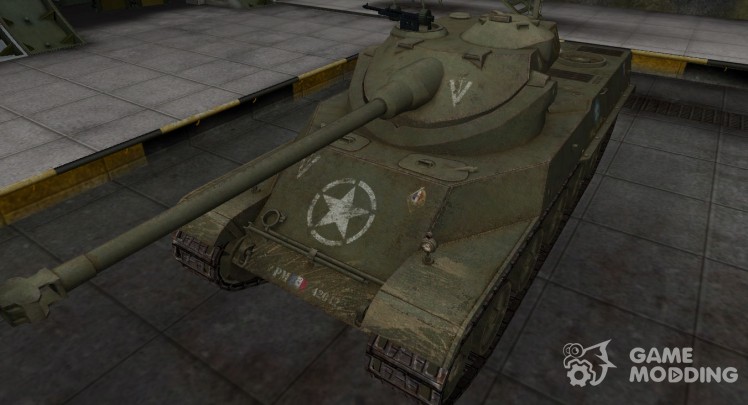 Historical camouflage AMX 50100