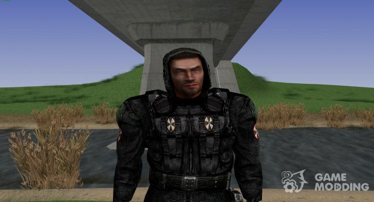 A member of the umbrella Corporation S. T. A. L. K. E. R V. 7