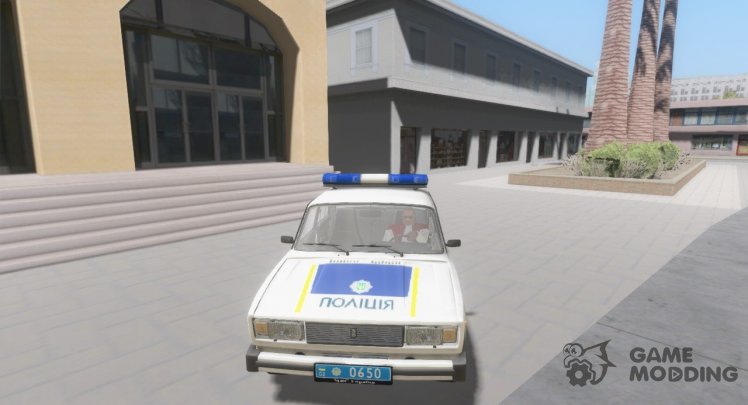 Vaz-2105, la Policía nacional de ucrania