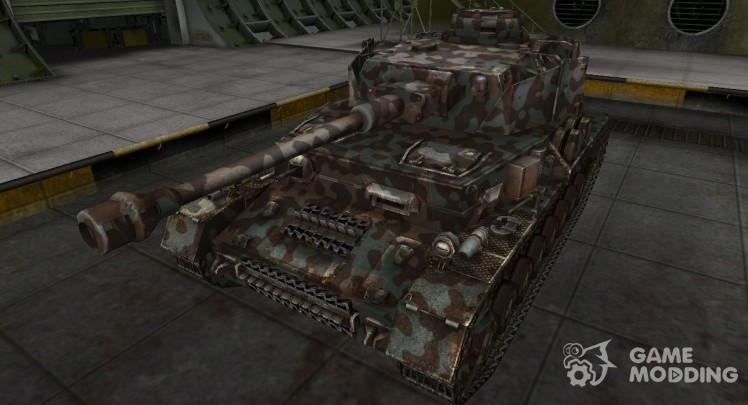 Mountain camouflage for PzKpfw IV hydrostat.