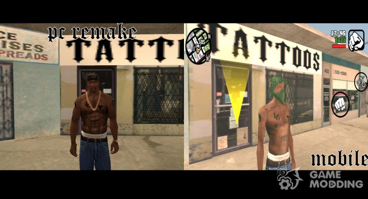 Татуировки в GTA: San Andreas