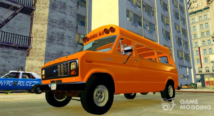 Ford Econoline E-350 1986 Школьный автобус V. 2