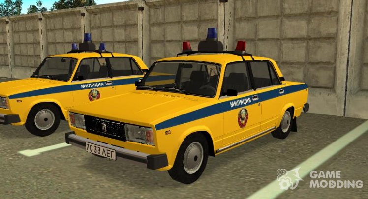 Vaz-2105 Policía de la urss, 1982