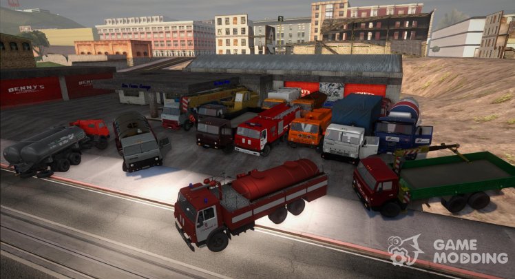 Package of KAMAZ-5321 cars (53213, 53215, 53212)