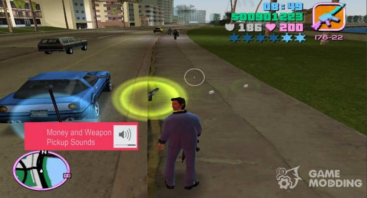 Unused Money and Weapon Pickup Sounds from Vice City